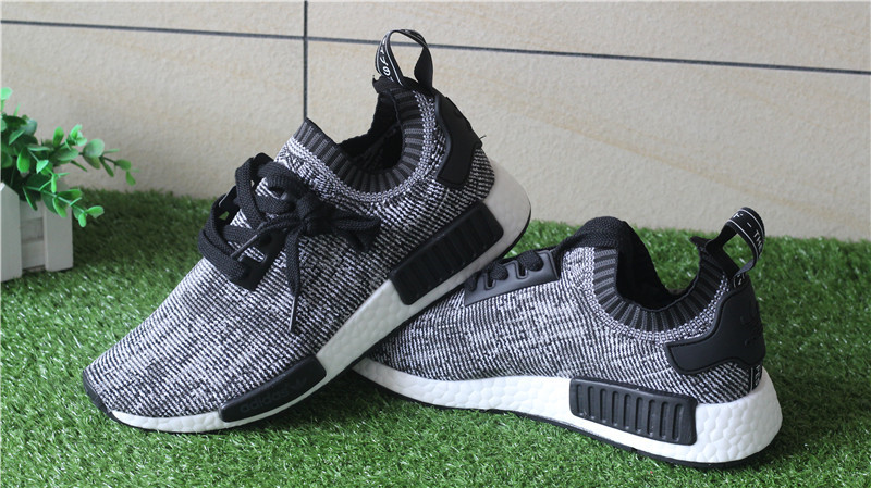 Adidas NMD R1 Primeknit Grey Black Mottled